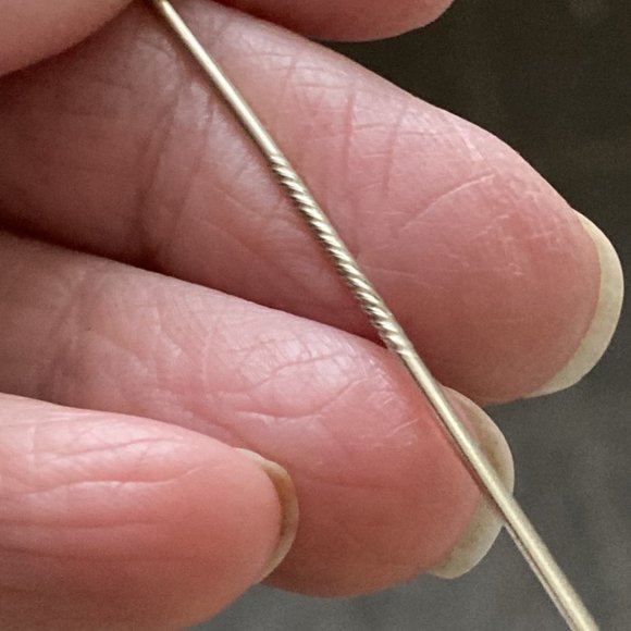 Antique signed sterling Union Jack tie or lapel pin - Picture 3 of 5